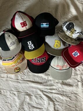 Mixed Men’s Snapback Hat Lot - Multi Color Caps